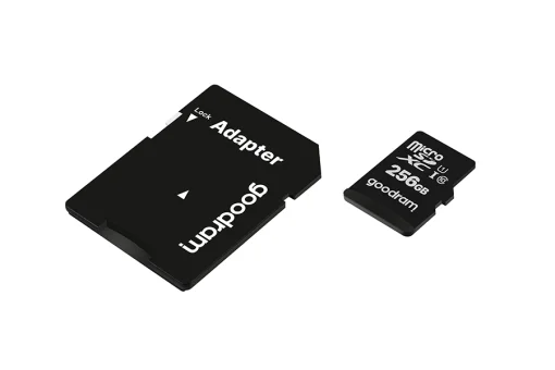 Карта памяти MicroSDXC 256GB UHS-I Class 10 Goodram + SD-adapter (M1AA-2560R12)